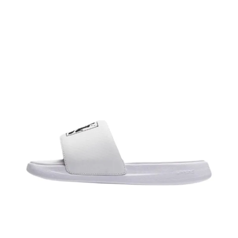 LiNing LN Slipper Slip Resistant Abrasion Resistant Slide Slippers Men's White Black-0