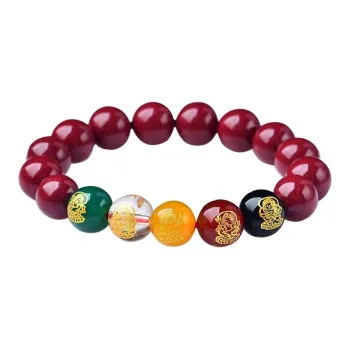 Sweet Kisses Reconstructed Cinnabar Bracelets Unisex