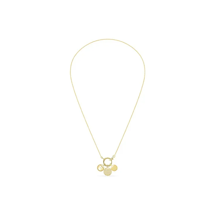 Swarovski Ginger Necklaces Women's White-5