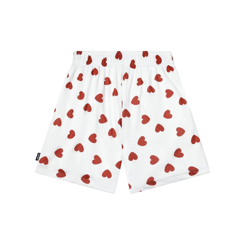JUST VIBE Casual Shorts Unisex White-1