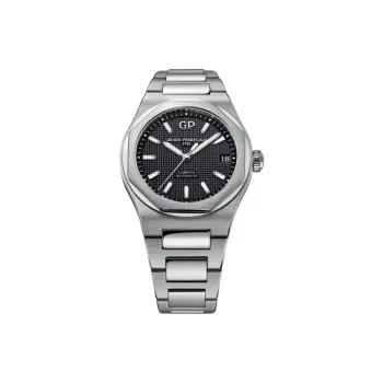 GP Automatic Mechanical Movement Men's Watches Watch 42mm Black Dial Stainless Steel Case Stainless Steel Watchband