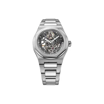 GP Automatic Mechanical Movement Men's Watches Watch 42mm Cut Out Dial Stainless Steel Case Steel Strap