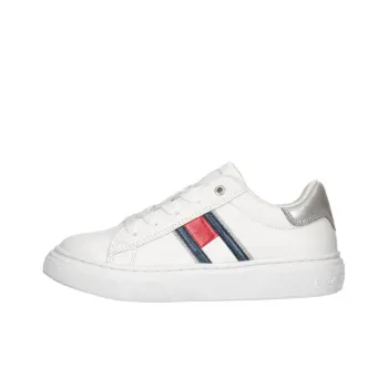 Tommy Hilfiger Low Top Skateboard Shoes 3cm Women's White