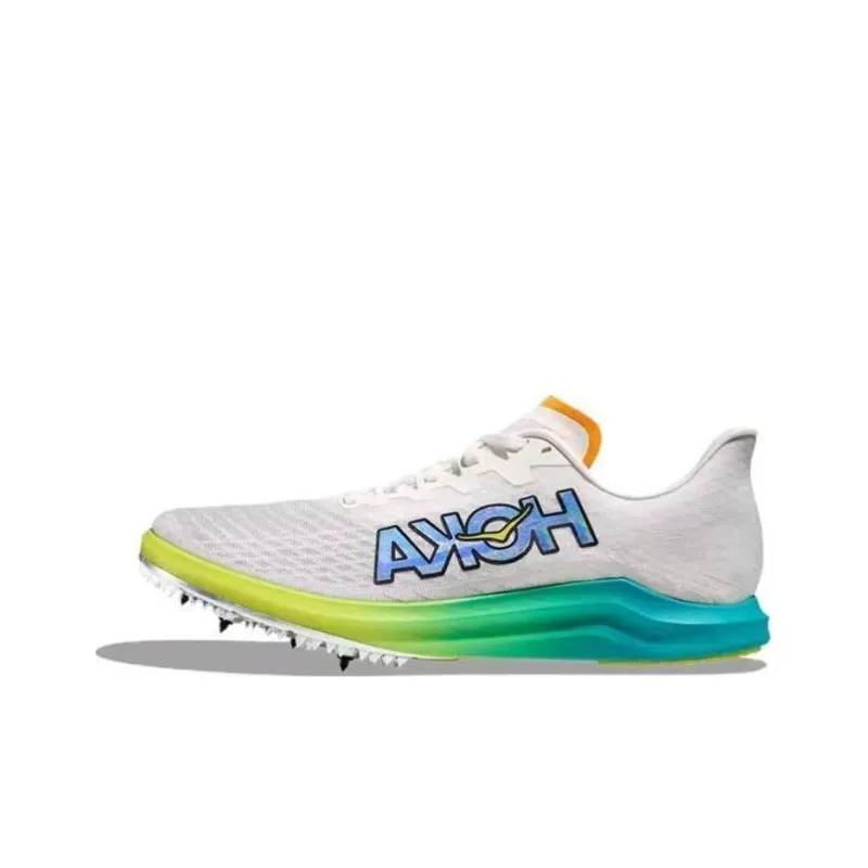 HOKA ONE ONE Slip Resistant Breathable Rebound Low Top Running Shoes Unisex White Blue-0