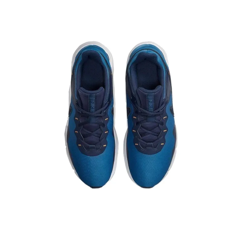 Nike Legend Essential 2 Cushioning, Slip Resistant, And Abrasion Resistant Low Top Training Shoes Men's Dark Blue White-3