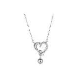 Love Hollow Necklace (S999 Silver)