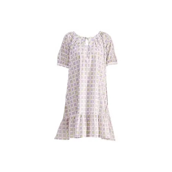 AUTUMNDEER Nightgown Women's Light Purple