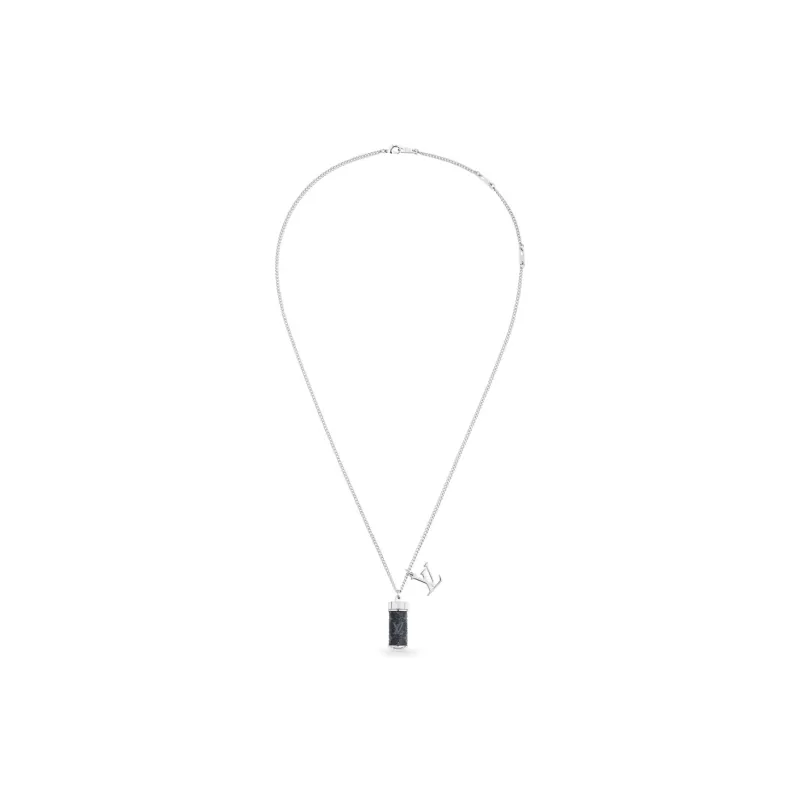 LOUIS VUITTON Monogram Eclipse Charms Necklace-1