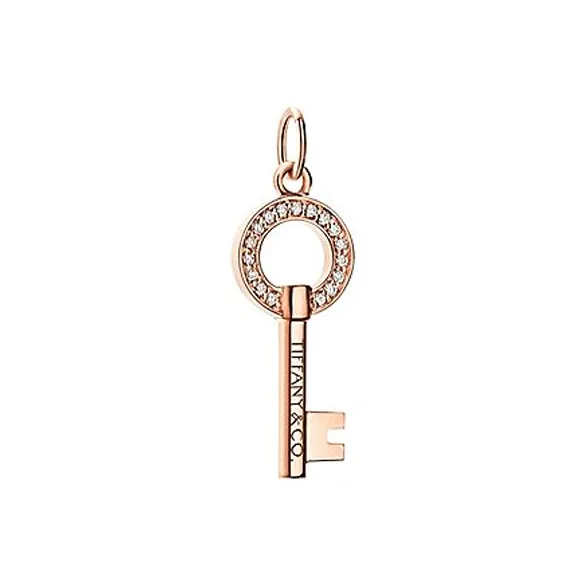 TIFFANY & CO. Keys Collection Karat Gold Necklaces Women's Rose Gold-1