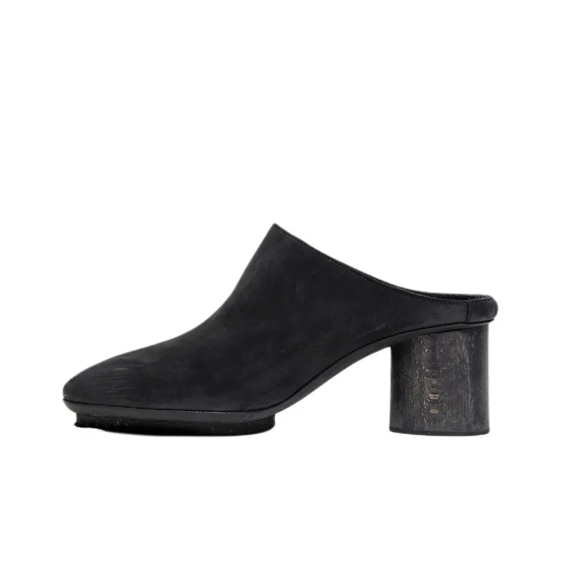 UMA WANG Block-heel Leather Mules-0