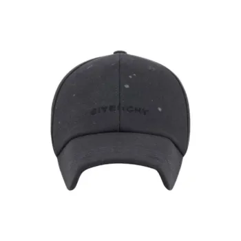 GIVENCHY Cotton Baseball Caps Men's Gray