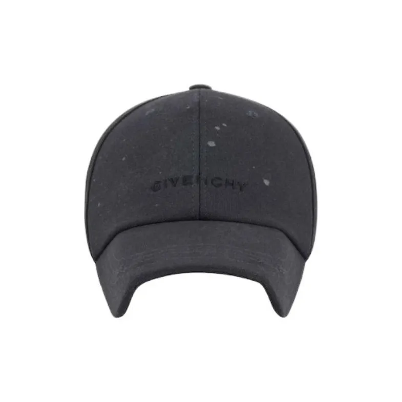 GIVENCHY Cotton Baseball Caps Men's Gray-0