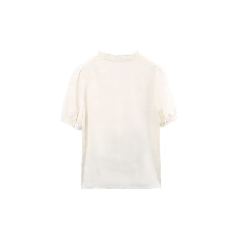 A Paradise For Awakening Shirt Women's Beige-1