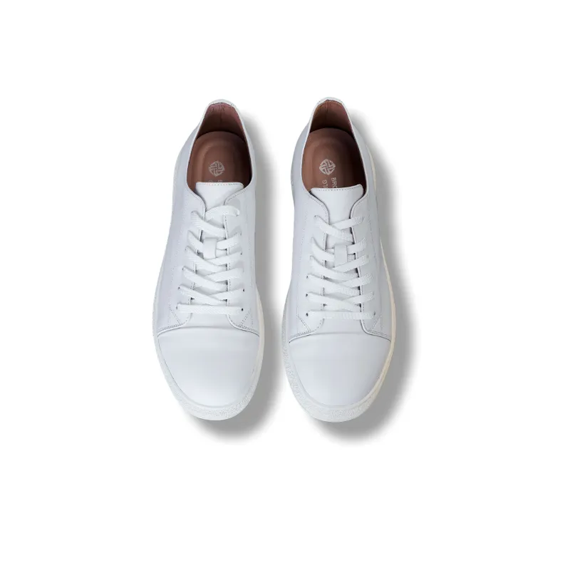 Brounvanm Casual Shoes Men's White-2
