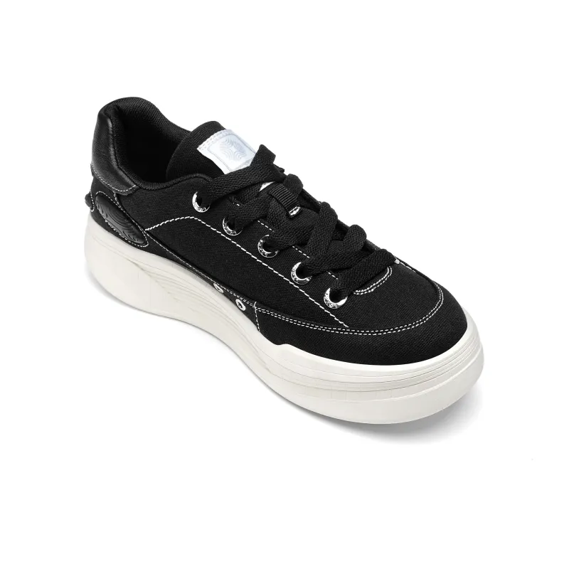 LOXKI Alpha Round Shoes Canvas Shoes Unisex Swag-11