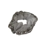 Gray Rhinestone Hair Tie