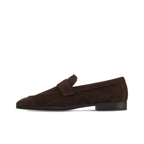 LOUIS VUITTON Glove Loafers Men's Brown