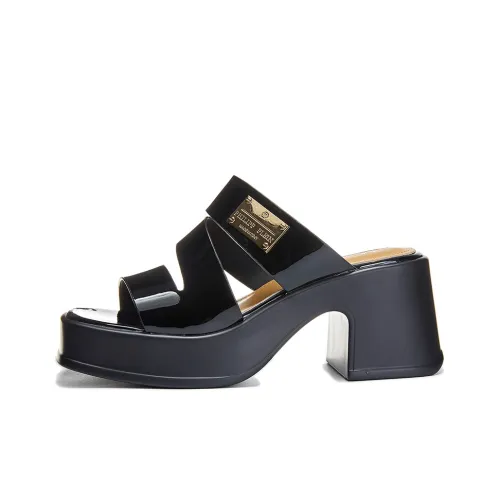 POOQ PU Polyurethane Slide Slippers Women's