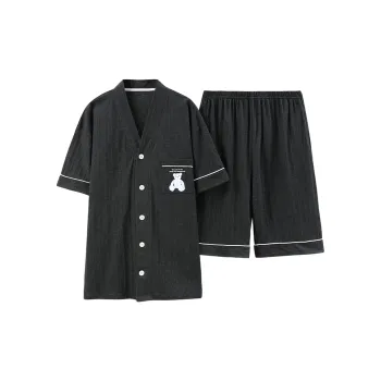 Follow The United States Pajama Set Men's Dark Gray
