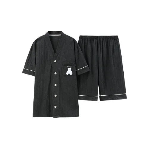 Follow The United States Pajama Set Men's Dark Gray