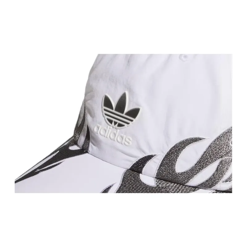 adidas Recycled Nylon Baseball Cap White-2