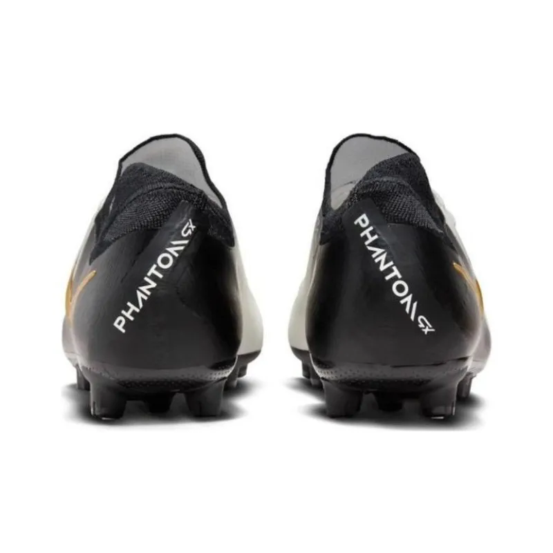 Nike Phantom GX HG Rubber Short Studs Cushioned Anti Slip And Wear Resistant Lightweight Soccer Shoes Men's Black White-4