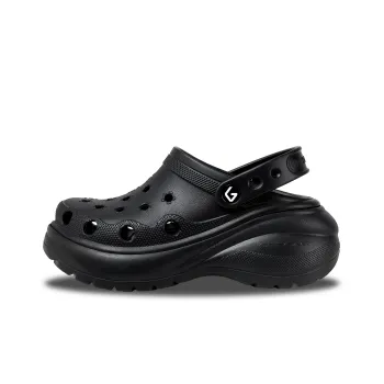 GOTO Floral Clogs Women's Night Black
