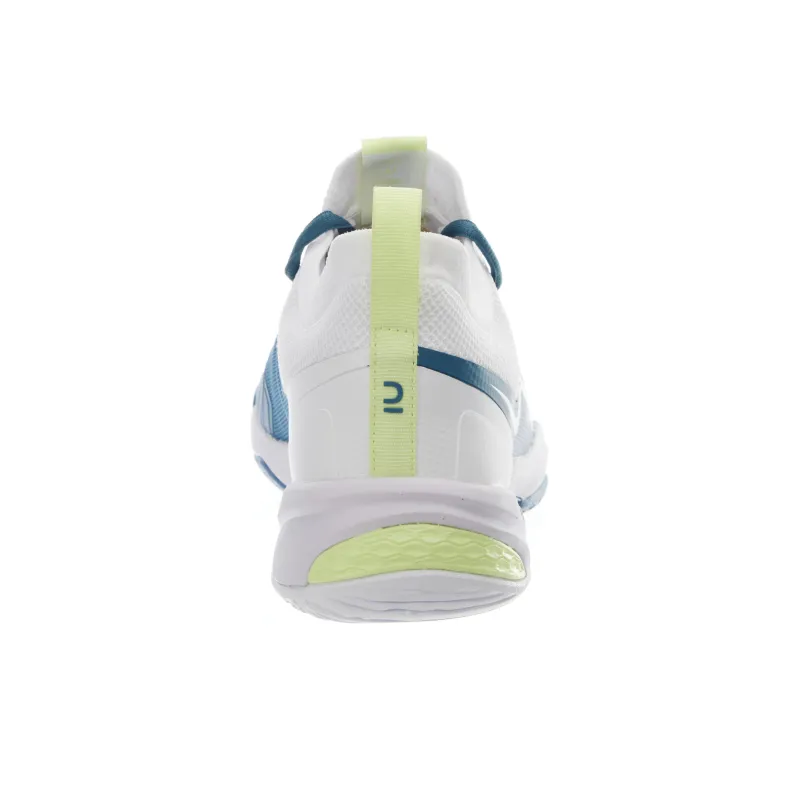 DECATHLON Anti Slip Wear Resistant Low Top Badminton Shoes Women's Blue White-5
