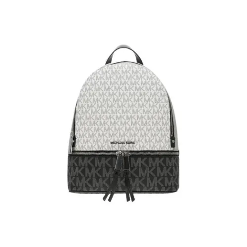 MICHAEL KORS PVC backpack shoulder Medium Size Women's Black & Gray