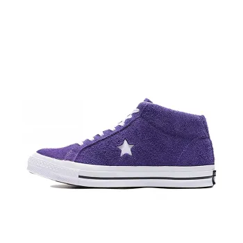 One Star Converse Mid 'Purple Fuzz'