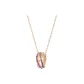 Purple/Rose Gold-Tone Plated