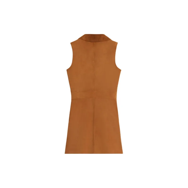 CELINE Button Detailed Sleeveless Mini Dress-1