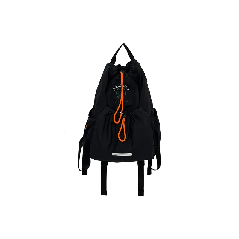 Alcohol Dragon Nylon Backpack Regular Women's Black/Green-0