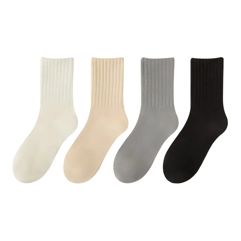 XXLLG Mid Calf Socks Women's 4 Pack-7