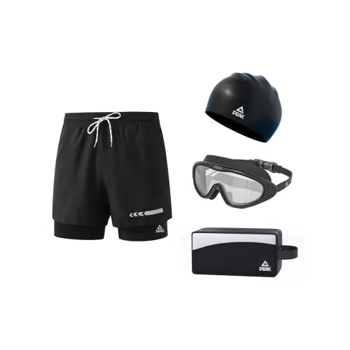 PEAK Swimming Sets Polyester Beach Pool Men's Black