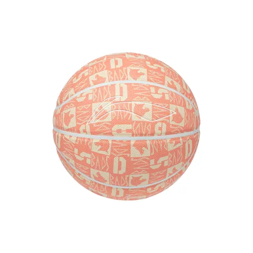 LiNing Size 7 Ball Indoor Outdoor Universal Basketball Pink