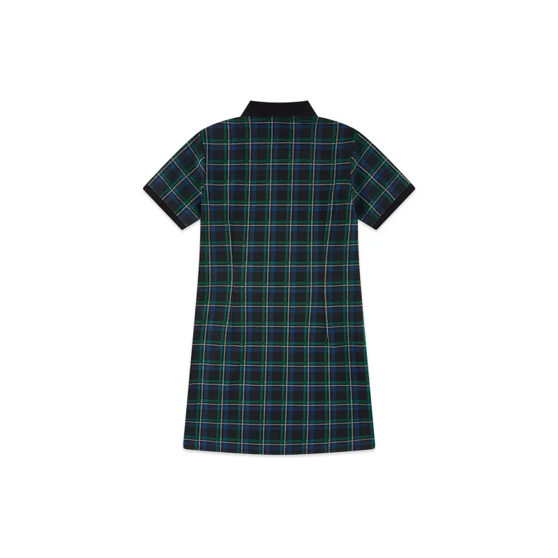 Umbro Short Sleeved Dresses Women's Gaze Black/Lyon Blue-1