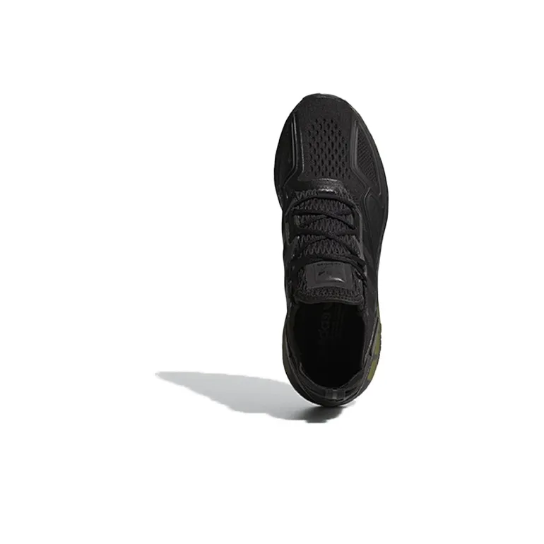 Adidas Zx 2K Boost Core Black Solar Yellow-4