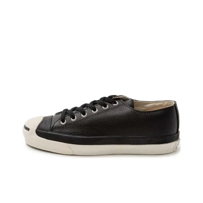 BIOTOP x Converse Jack Purcell Ret Wear-resistant And Lightweight Low-Top Canvas Shoes Unisex Black-2