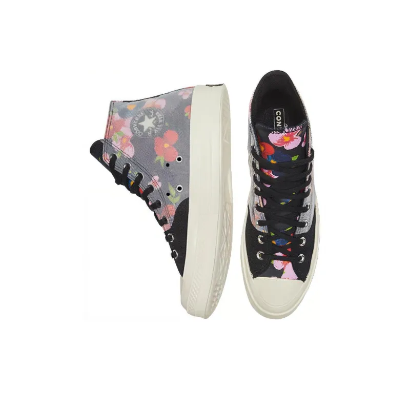 Converse Chuck Taylor All Star 70 Hi Floral Black-3