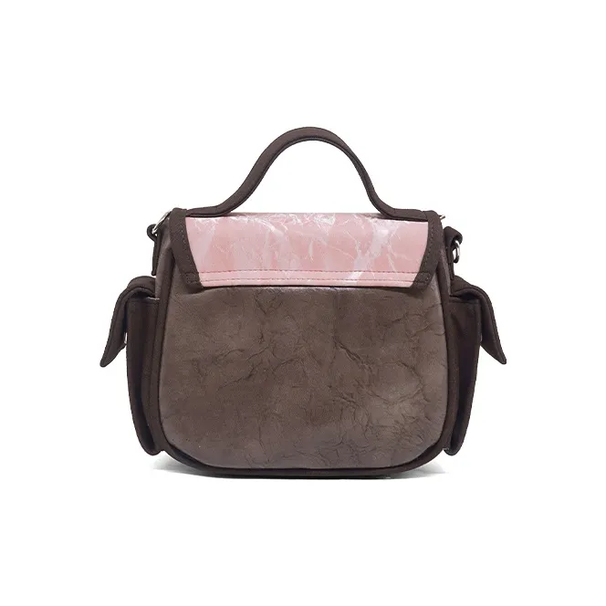 Kenghua Village PU Shoulder Bag, Crossbody Bag, Handbag Regular Women's Pink-2