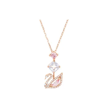 Swarovski Alloy Necklaces Women's Pink