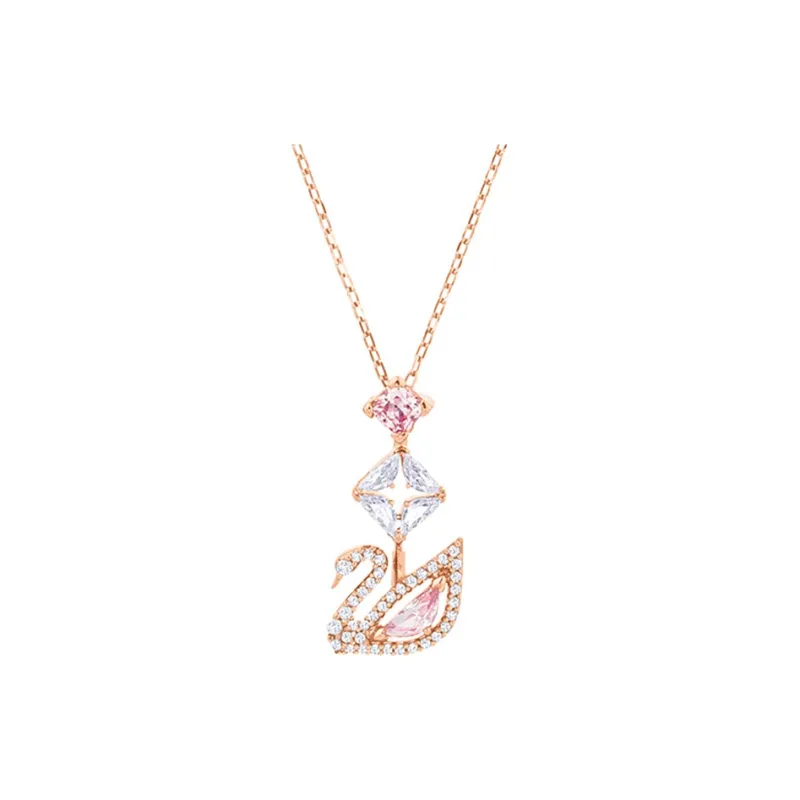 Swarovski Alloy Necklaces Women's Pink-0