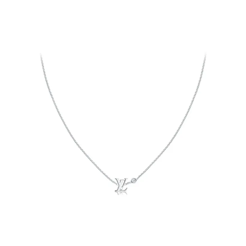 LOUIS VUITTON Idylle Blossom Lv Pendant White Gold And Diamond-0