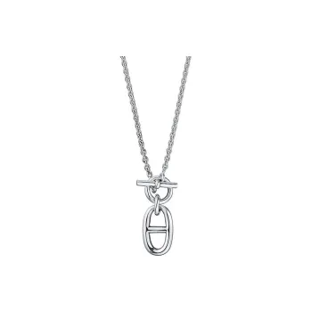 HERMES Chaine D'Ancre 925 Sterling Silver Necklaces Men's