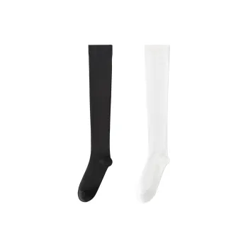 XXLLG Spring And Fall Knee-High Socks Women's 2 Pack