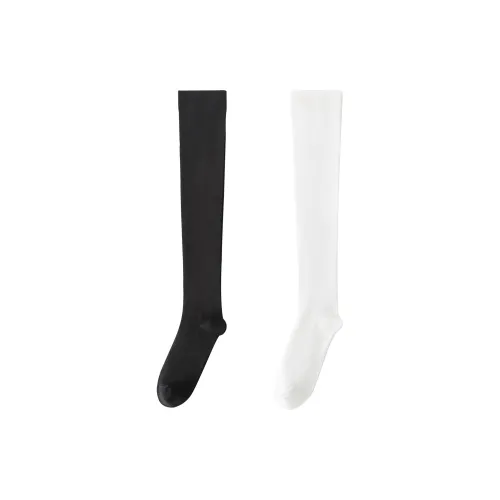 XXLLG Spring And Fall Knee High Socks Women's 2 Pack