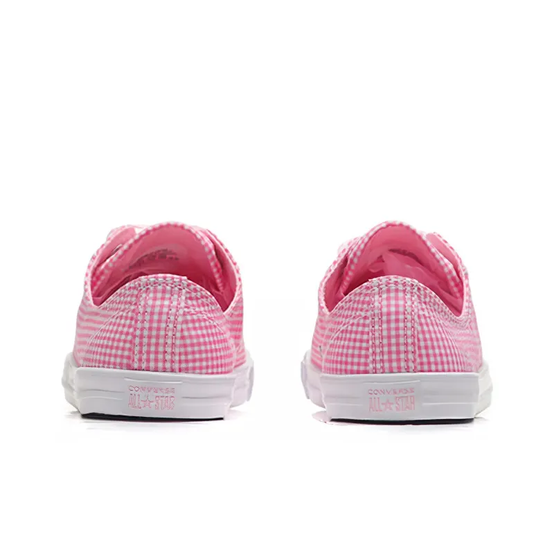 Converse Chuck Taylor All Star Dainty Low 'Pink Plaid' Women's-4