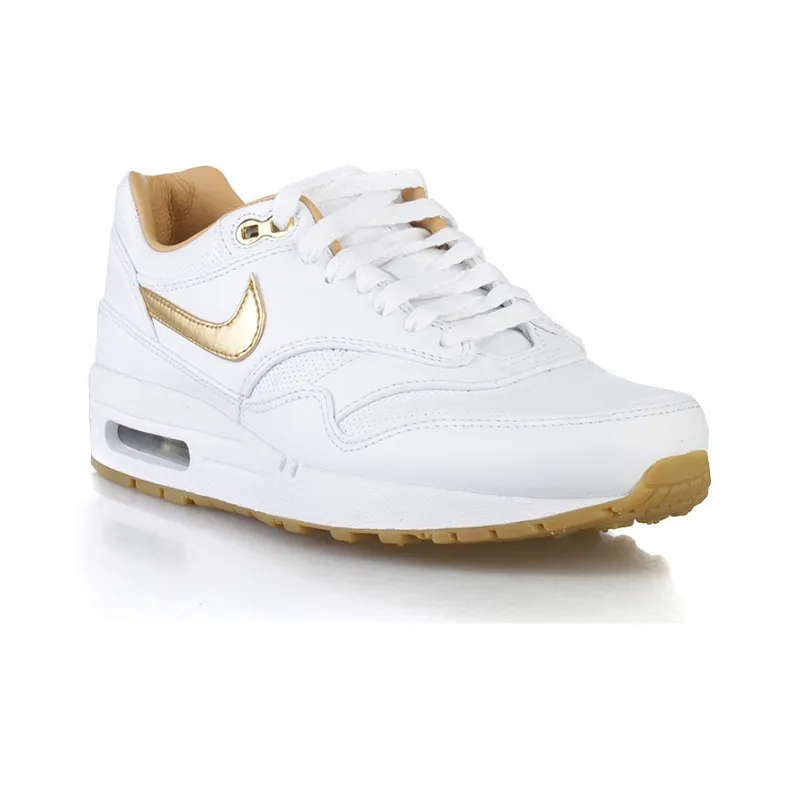 Nike Air Max 1 Fb Woven White Metallic Gold-1