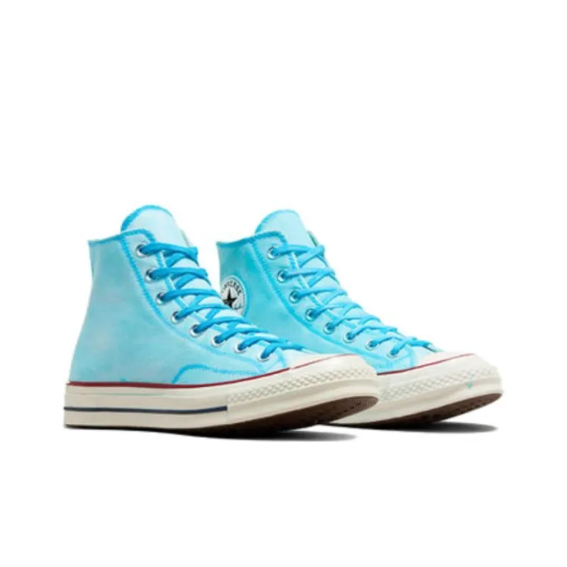 Converse Chuck 70 Slip-Resistant Cushioning High-Top Canvas Shoes Unisex Cyan-2